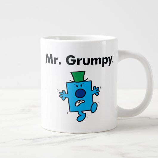 Herr Men | Herr Grumpy ist ein Grump Jumbo-Tasse (Rechts)