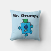 Herr Men | Herr Grumpy ist ein Grump Kissen (Vorderseite)