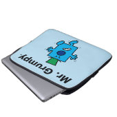 Herr Men | Herr Grumpy ist ein Grump Laptopschutzhülle (Vorne Knopf)
