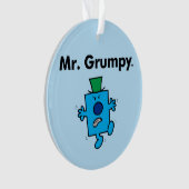 Herr Men | Herr Grumpy ist ein Grump Ornament (Vorderseite)