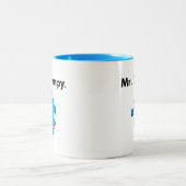 Herr Men | Herr Grumpy ist ein Grump Zweifarbige Tasse (Mittel)