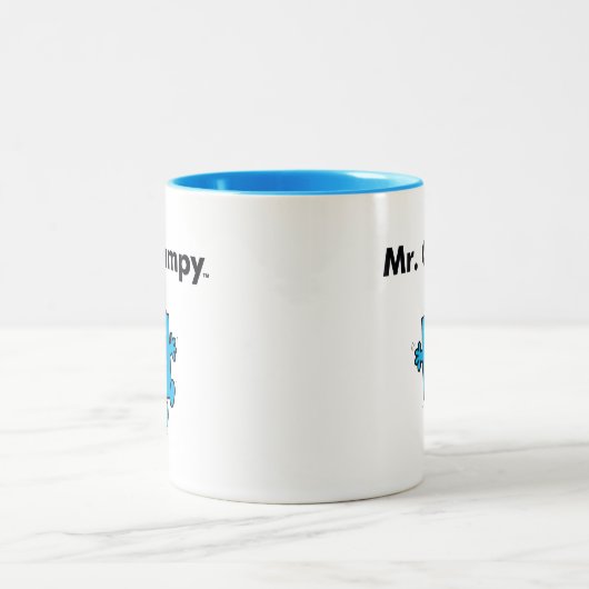 Herr Men | Herr Grumpy ist ein Grump Zweifarbige Tasse (Mittel)