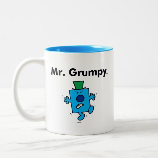 Herr Men | Herr Grumpy ist ein Grump Zweifarbige Tasse (Links)
