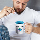 Herr Men | Herr Grumpy ist ein Grump Zweifarbige Tasse