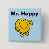 Herr Men | Herr Happy ist immer glücklich Button (Vorderseite)
