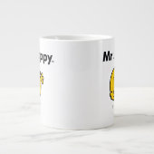Herr Men | Herr Happy ist immer glücklich Jumbo-Tasse (Vorderseite)