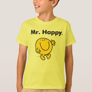Herr Men Herr Happy ist immer glücklich T-Shirt