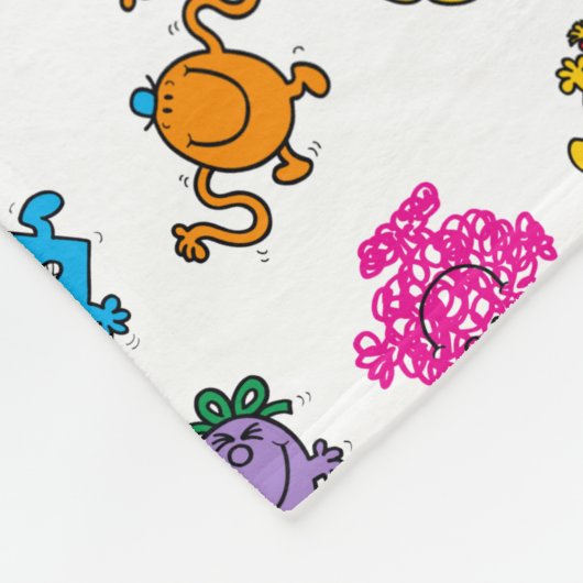 Herr Men & Little Miss | Dancing Neon Pattern Fleecedecke (Ecke)