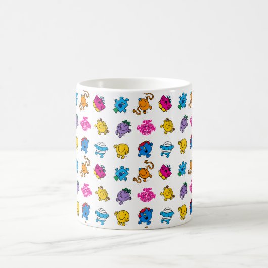 Herr Men & Little Miss | Dancing Neon Pattern Kaffeetasse (Mittel)