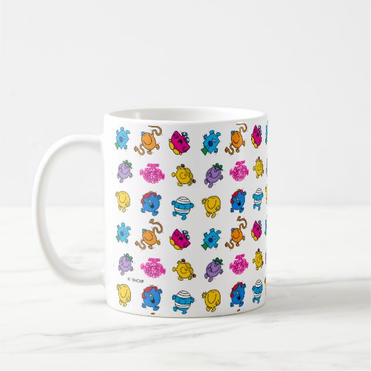Herr Men & Little Miss | Dancing Neon Pattern Kaffeetasse (Links)