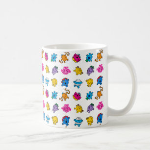 Herr Men & Little Miss   Dancing Neon Pattern Kaffeetasse