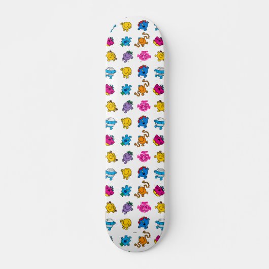 Herr Men & Little Miss | Dancing Neon Pattern Skateboard (Vorne)