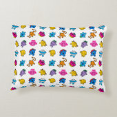 Herr Men & Little Miss | Dancing Neon Pattern Zierkissen (Rückseite)