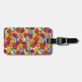 Herr Men & Little Miss | Lächelnde Gesichter Gepäckanhänger (Vorderseite horizontal)