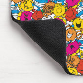 Herr Men & Little Miss | Lächelnde Gesichter Mousepad (Ecke)