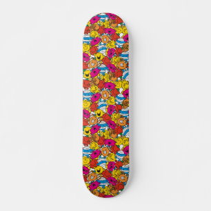 Herr Men & Little Miss Lächelnde Gesichter Skateboard