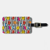 Herr Men & Little Miss | Muster der Streifen Gepäckanhänger (Vorderseite horizontal)