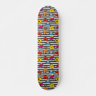 Herr Men & Little Miss Muster der Streifen Skateboard