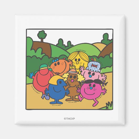 Herr Men & Little Miss Muttertag Magnet (Vorne)