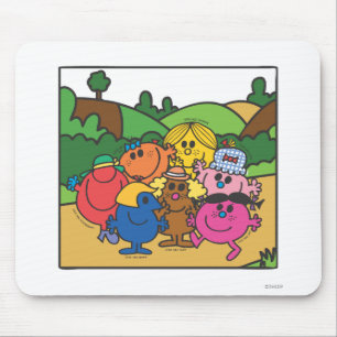 Herr Men & Little Miss Muttertag Mousepad