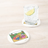 Herr Men & Little Miss Muttertag Sandstein Untersetzer (Seite)