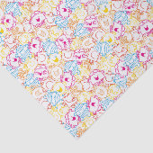 Herr Men & Little Miss | Neon Colors Pattern Seidenpapier (Ausschnitt)