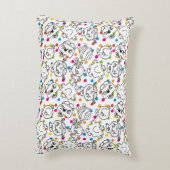 Herr Men & Little Miss | Rainbow Polka Dots Patter Dekokissen (Rückseite(Vertikal))