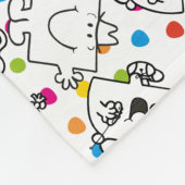Herr Men & Little Miss | Rainbow Polka Dots Patter Fleecedecke (Ecke)