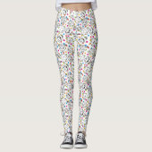 Herr Men & Little Miss | Rainbow Polka Dots Patter Leggings (Vorderseite)