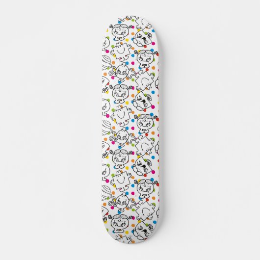 Herr Men & Little Miss | Rainbow Polka Dots Patter Skateboard (Vorne)