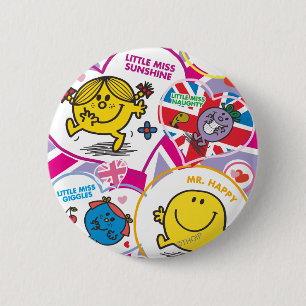 Herr Men & Little Miss UK Herts Button