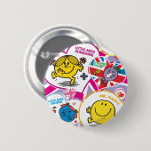 Herr Men & Little Miss UK Herts Button (Vorne & Hinten)