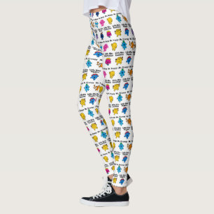 Herr Men & Little Miss Zeichennamen Leggings
