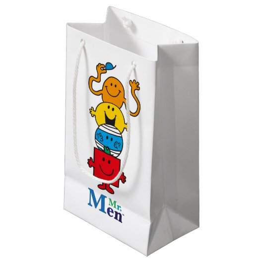 Herr Men | Men Stehend Tall Kleine Geschenktüte (Vorderseite Schrägansicht)