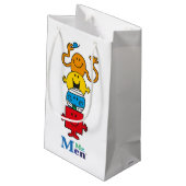Herr Men | Men Stehend Tall Kleine Geschenktüte (Rückseite Schrägansicht)