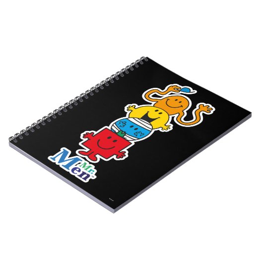 Herr Men | Men Stehend Tall Notizblock (Linke Seite)