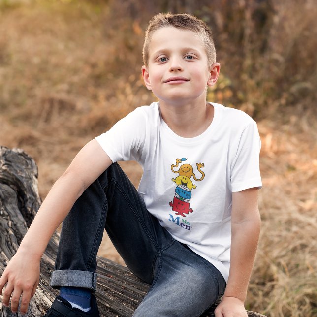 Herr Men | Men Stehend Tall Tri-Blend Shirt (Kid wearing shirt)