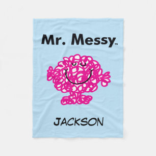 Herr Men   Mr. Messy ist Niedlich, aber Messy Fleecedecke