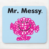 Herr Men | Mr. Messy ist Niedlich, aber Messy Mousepad (Vorne)