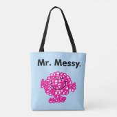 Herr Men | Mr. Messy ist Niedlich, aber Messy Tasche (Rückseite)