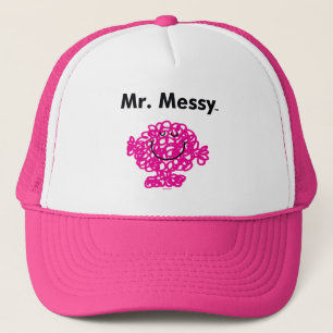 Herr Men   Mr. Messy ist Niedlich, aber Messy Truckerkappe