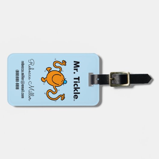 Herr Men | Tickle Will Tickle Gepäckanhänger (Vorderseite horizontal)