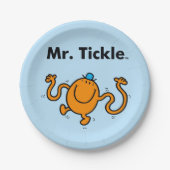 Herr Men | Tickle Will Tickle Pappteller (Vorderseite)