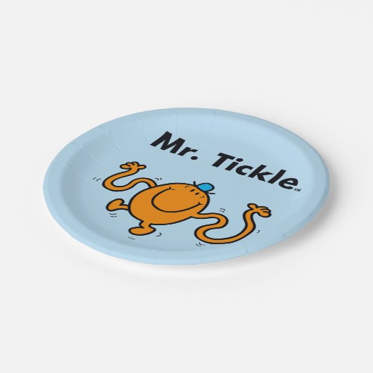 Herr Men | Tickle Will Tickle Pappteller (Schrägansicht)