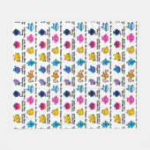 Herr Men u. kleine Charakter-Namen Fräulein-| Fleecedecke (Vorderseite (Horizontal))