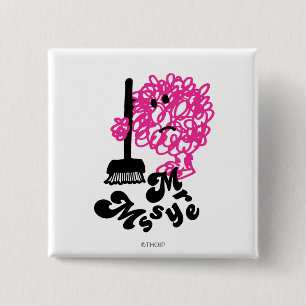 Herr Messy Besen & Name Button