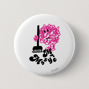 Herr Messy Besen & Name Button