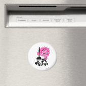 Herr Messy | Besen & Name Magnet (In Situ (Geschirrspüler))