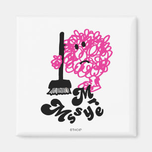 Herr Messy Besen & Name Magnet