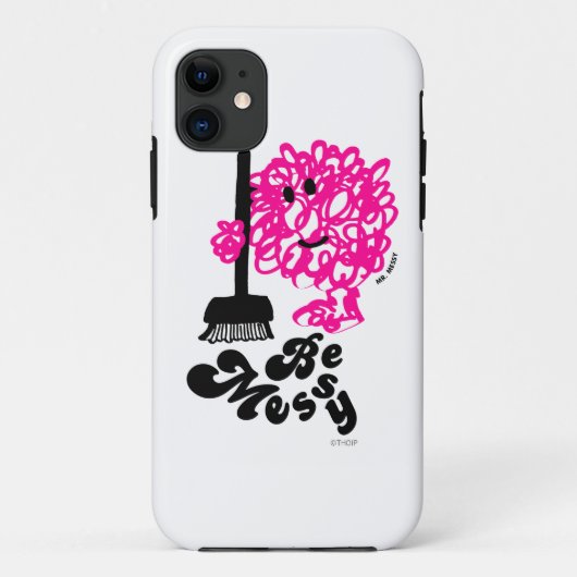 Herr Messy Cleaning Case-Mate iPhone Hülle (Rückseite)